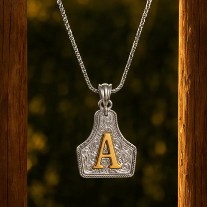 Western Initial Necklace