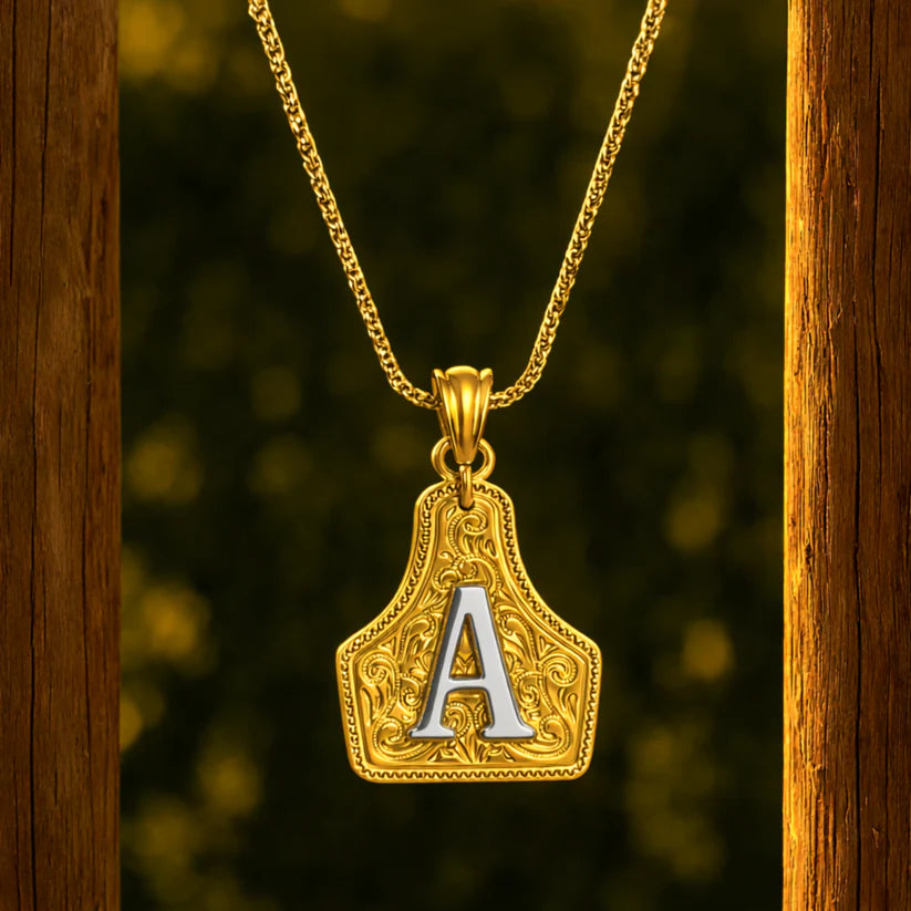 Western Initial Necklace