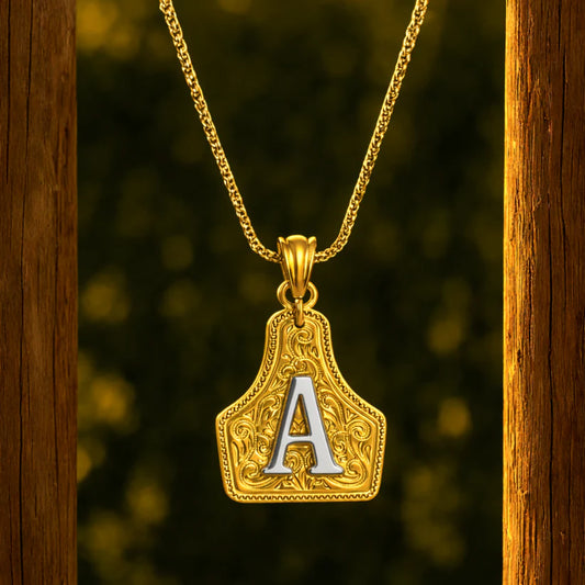 Western Initial Necklace