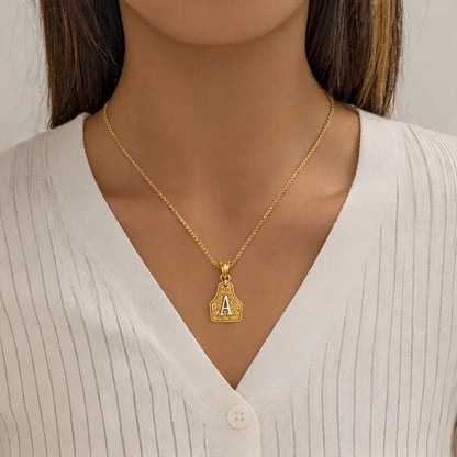 Western Initial Necklace